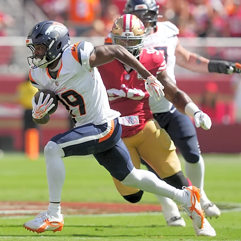 Did Marvin Mims fumble vs. 49ers? Twitter reacts to controversial play