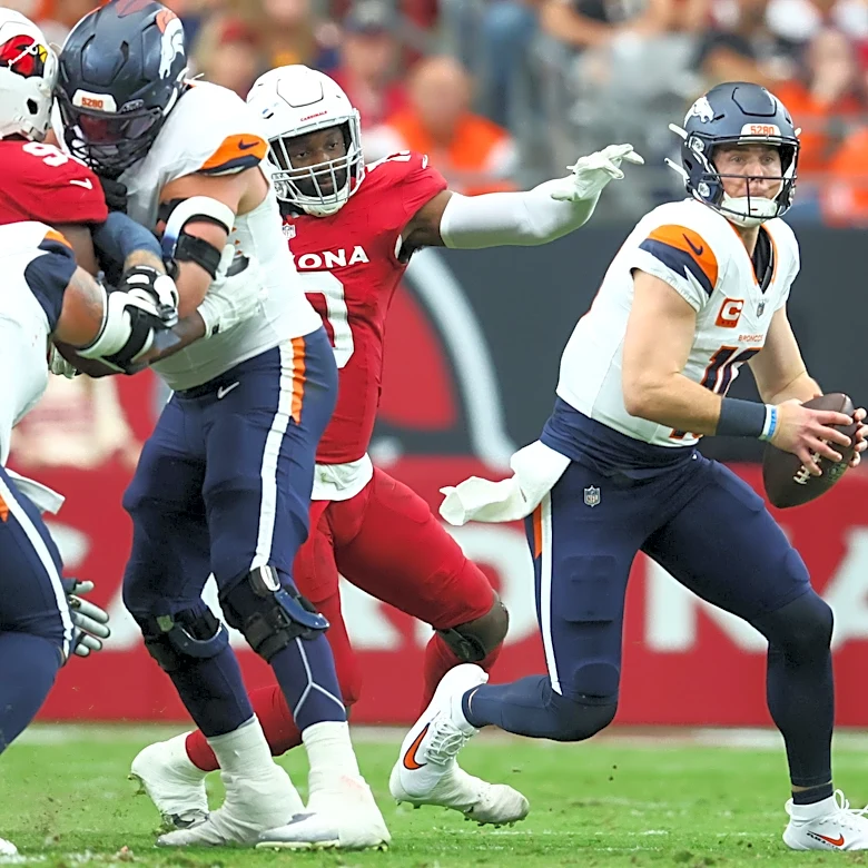 Broncos QB Bo Nix rushes for 62-yard touchdown vs. Cardinals