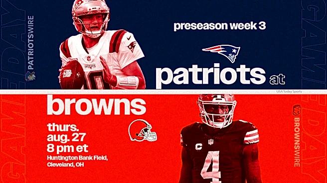 Browns Preseason Game Preview for preason matchup against the Patriots