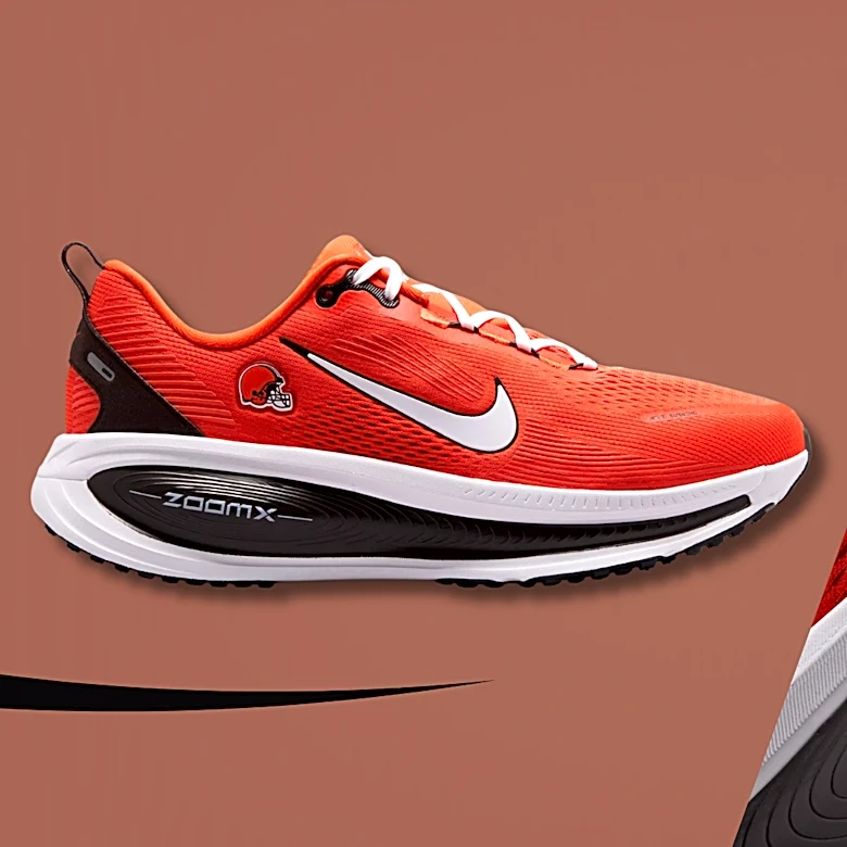 Cleveland Browns Nike Vomero 18 running shoes just dropped, how to buy