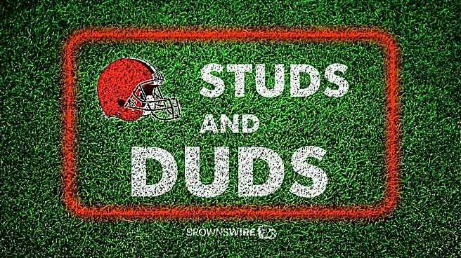 Week 1 Studs and Duds: Browns drop opener in their usual fashion