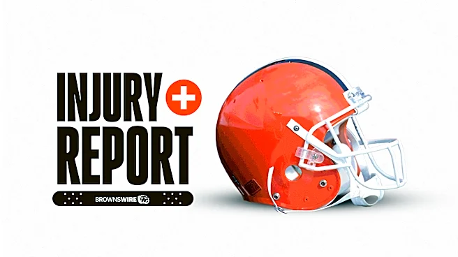 Wednesday injury report for the Browns Week 2 matchup