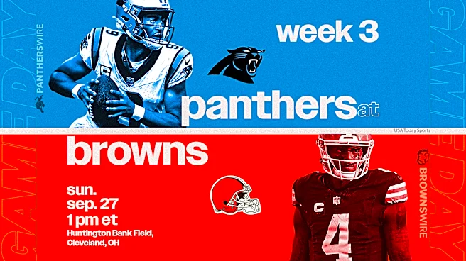 What channel is Browns vs. Panthers on today? Time/schedule for Week 2