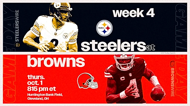 Browns Game Preview for matchup against the Steelers in Week 4