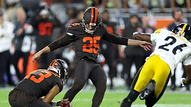 Browns kicker closing in on team history with current streak