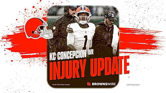 KC Concepcion injury update: Will he return for the Browns in Week 5?