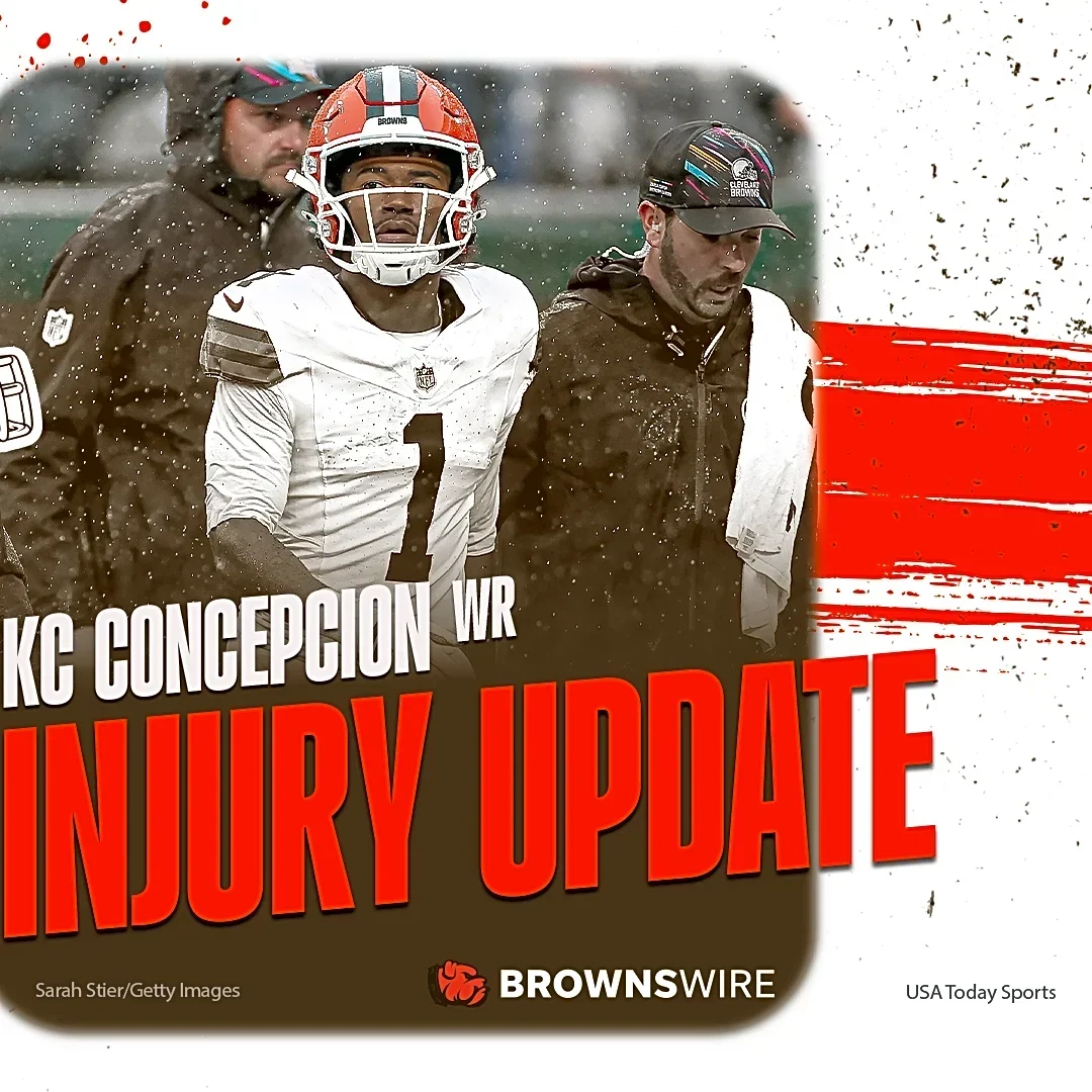 Browns rookie KC Concepcion clears concussion protocol will play