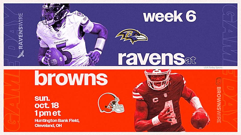 What channel is Browns vs. Ravens on today? Time/schedule for Week 6