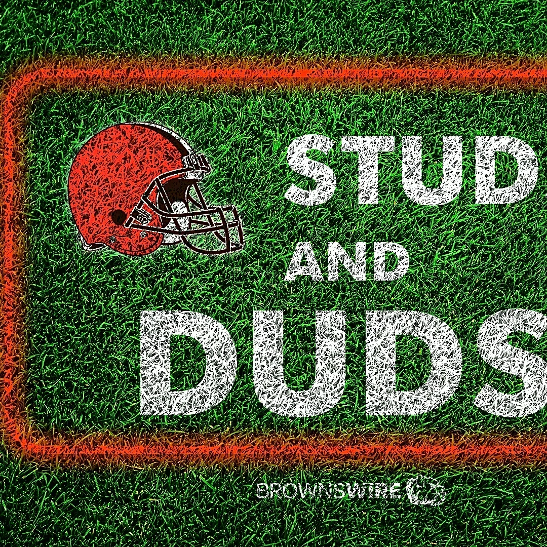 Studs and Duds from the Browns' Week 6 win over the Ravens