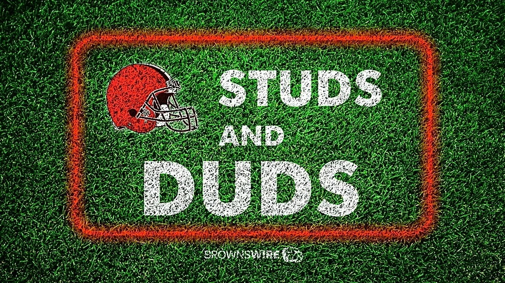 Studs and Duds from the Browns' Week 6 win over the Ravens