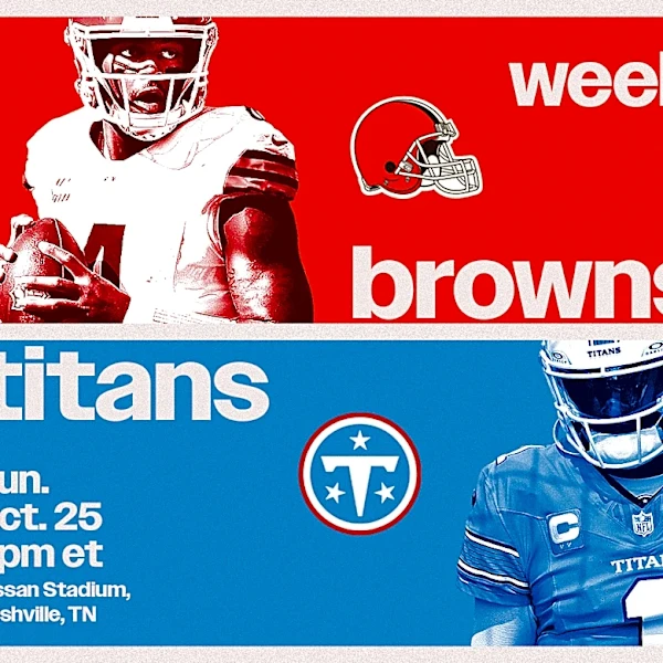 What channel is Browns vs. Titans on today? Time/schedule for Week 7