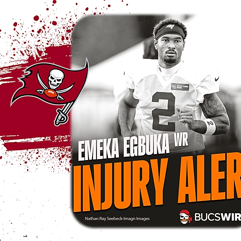 Bucs' Emeka Egbuka leaves joint practice with Jets limping