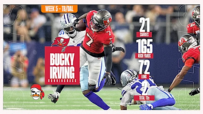 Bucky Irving carries Bucs to upset win on TNF