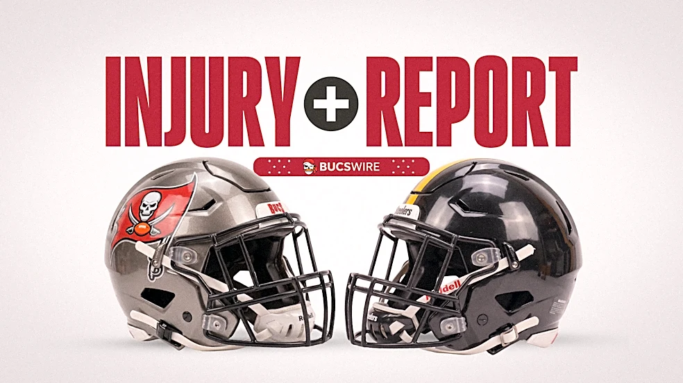 Buccaneers vs. Steelers final Week 6 injury report