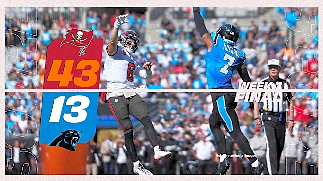 Buccaneers run wild as defense overwhelms Panthers in Week 7