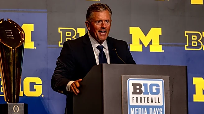 Michigan coach Kyle Whittingham Big Ten media days press conference
