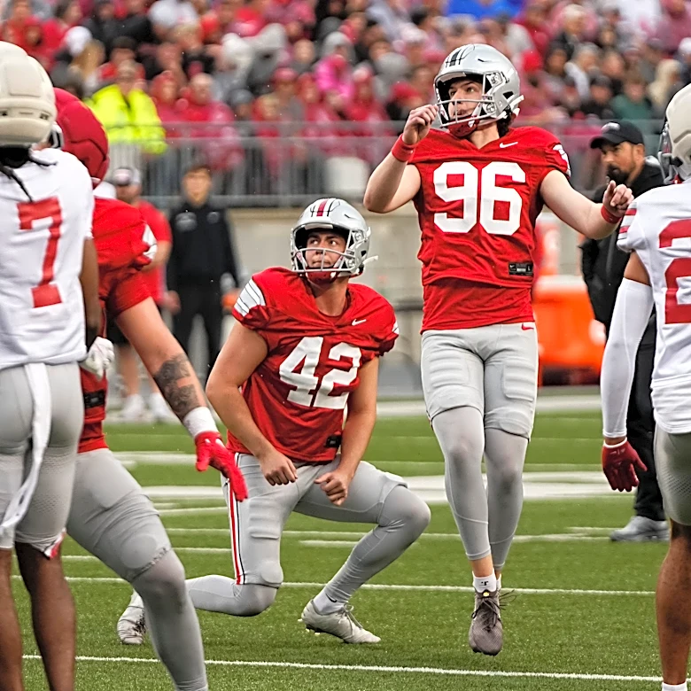 Black Stripe Alert! Ohio State kicker sheds black stripe