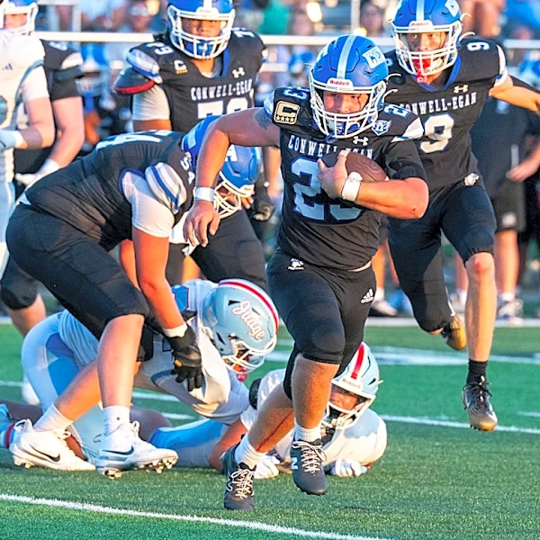 Conwell-Egan's Austerberry continues to deliver all over football field