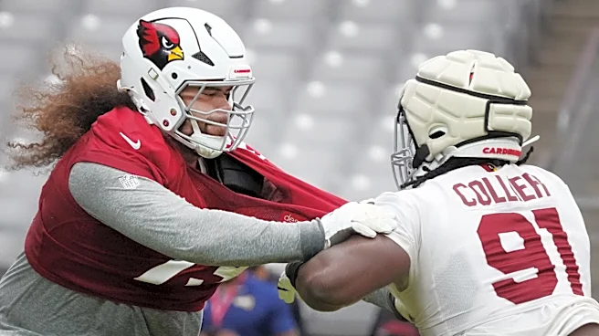 2 Arizona Cardinals starting guards miss Monday's practice