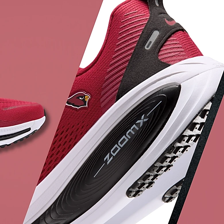 Arizona Cardinals Nike Vomero 18 running shoes just dropped, how to buy