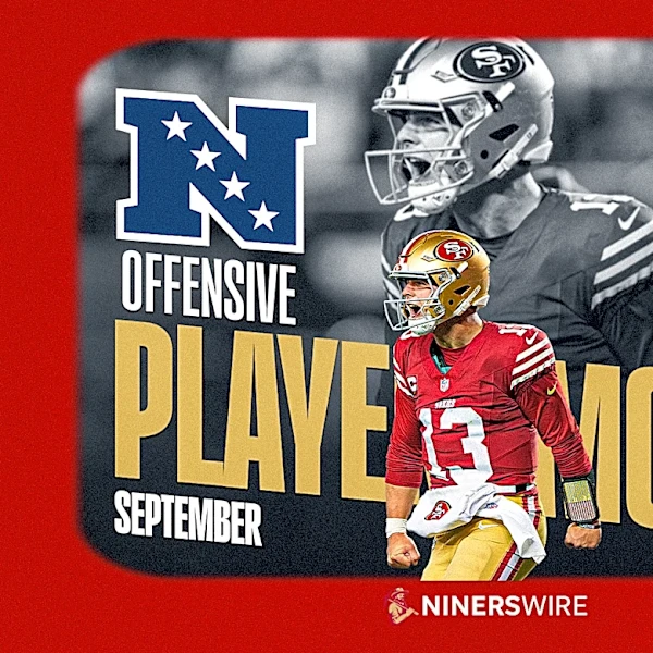 49ers QB Brock Purdy honored after 4-TD performance vs. Cardinals