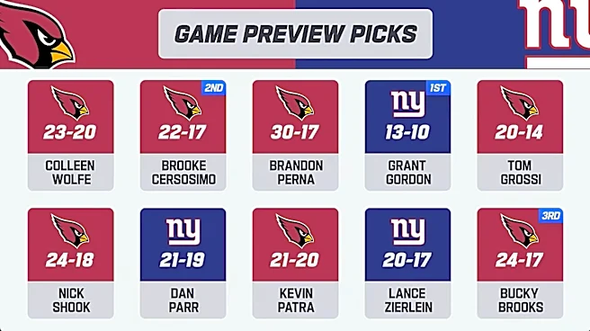 NFL picks: NFL experts favor Cardinals over Giants