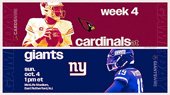 What TV channel is Cardinals vs. Giants on today? Time, TV schedule for NFL Week 4