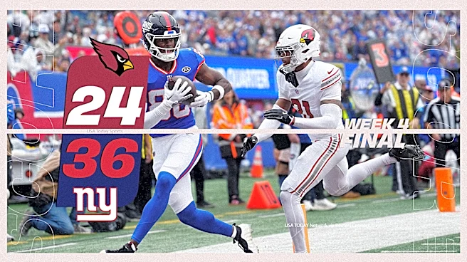Giants 36, Cardinals 24: Arizona blows 14-3 lead in Week 4