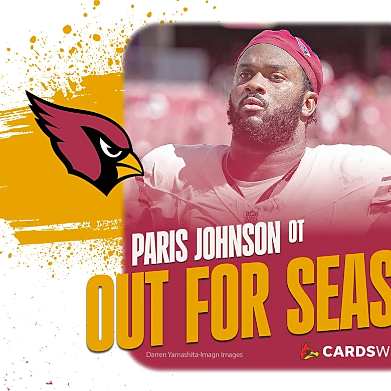 Arizona Cardinals LT Paris Johnson out for season with biceps injury