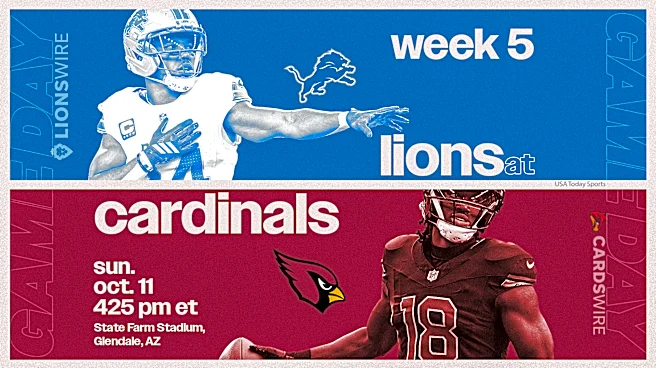 What TV channel is Cardinals vs. Lions on today? Time, TV schedule for NFL Week 5