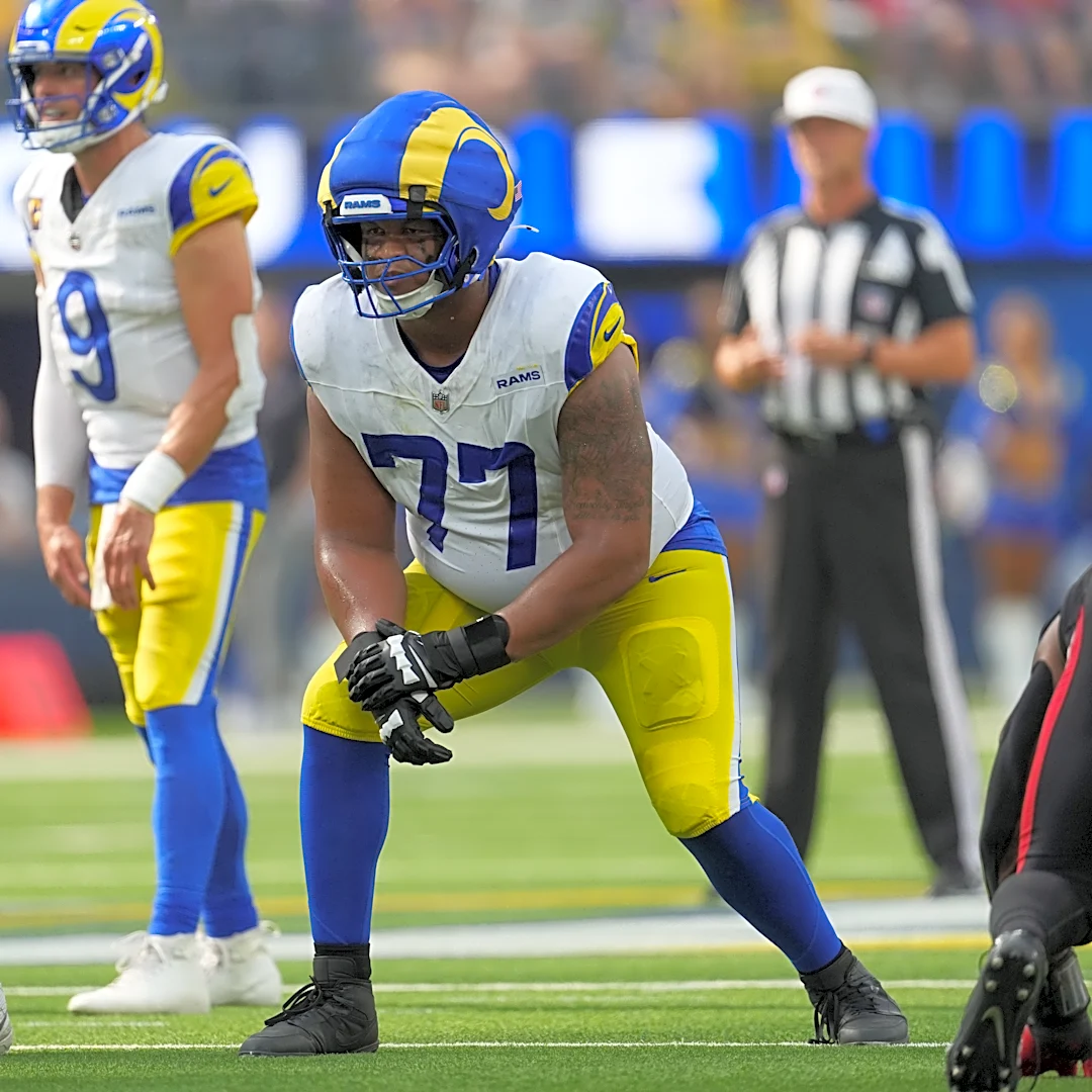 LA Rams LT Alaric Jackson suspended 2 games, will miss game vs. Cardinals