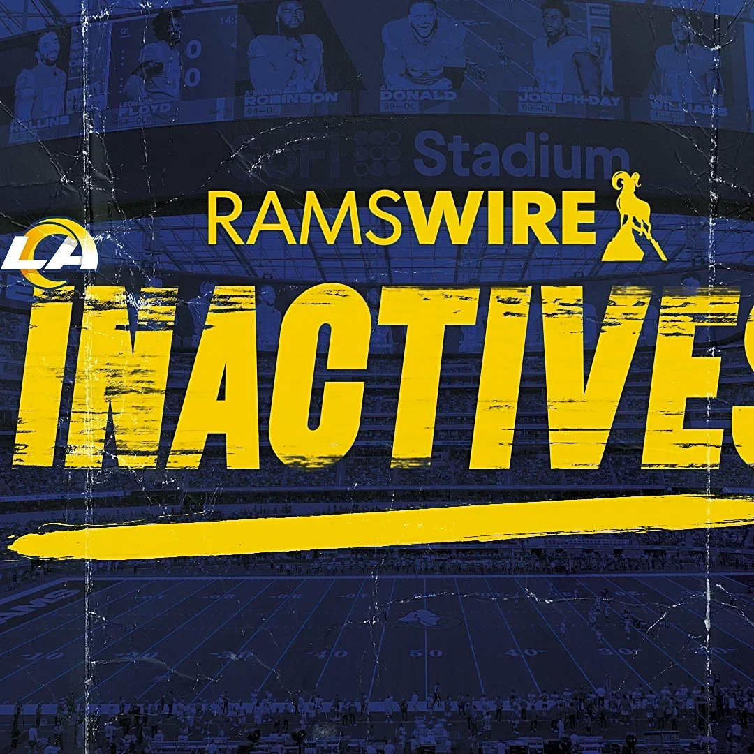 LA Rams inactives: CB Trent McDuffie out vs. Rams