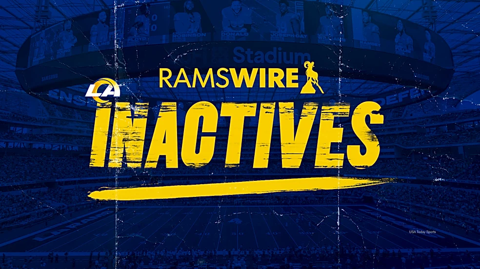 LA Rams inactives: CB Trent McDuffie out vs. Rams