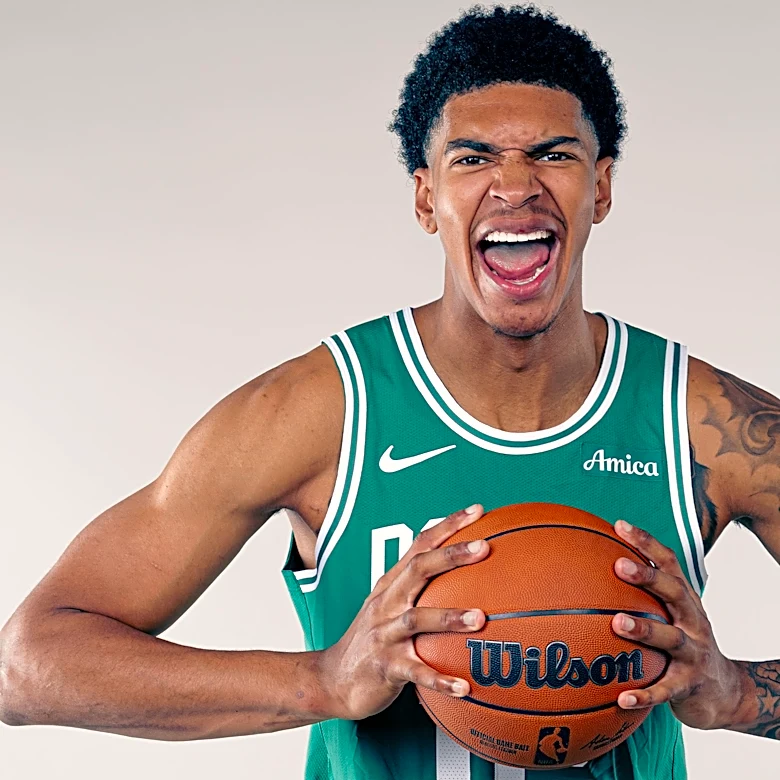 Rookie Chris Cenac Jr. picks jersey number for Celtics, tours City of Boston
