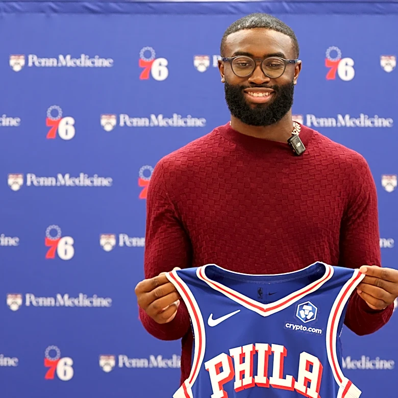 Did the 76ers annoy the Boston Celtics into trading star forward Jaylen Brown to them?