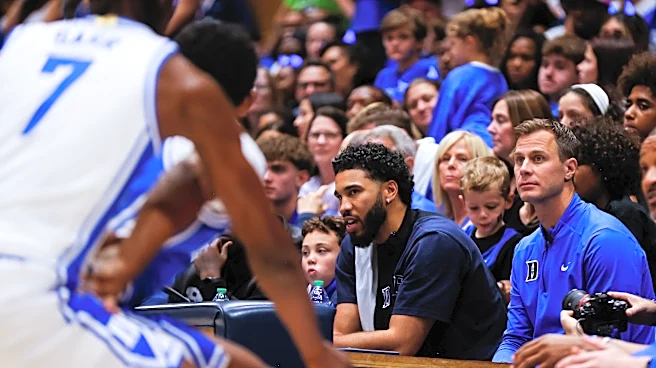 Star Boston Celtics forward Jayson Tatum worked out with fellow Duke alumni