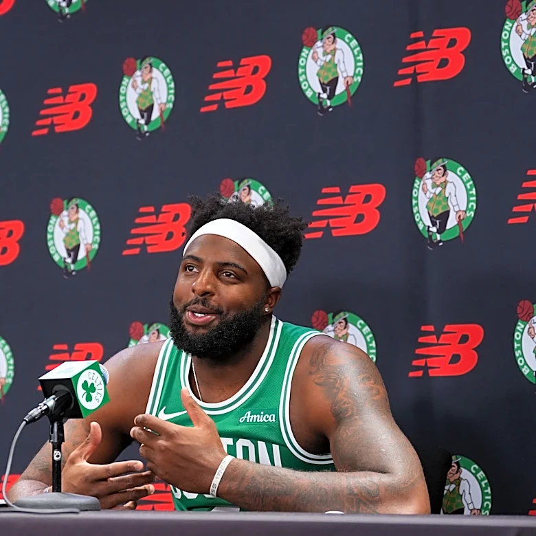 Mitchell Robinson speaks on connection with Celtics coach Joe Mazzulla