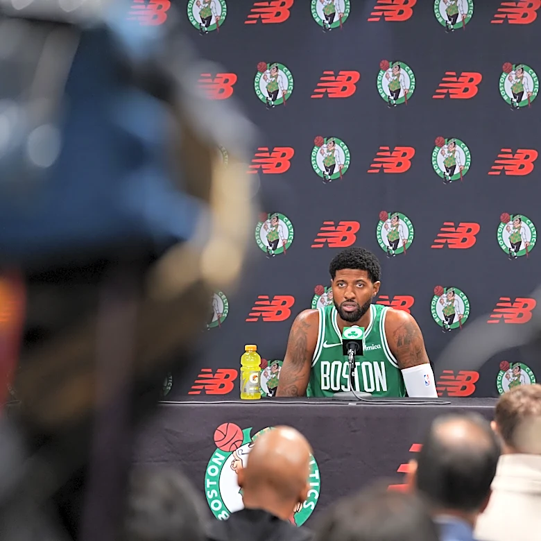 Paul George joins growing crew of Boston Celtics golf fans on the team