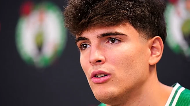 Boston Celtics Mitchell Robinson, Hugo González, Dillon Mitchell work out before practice