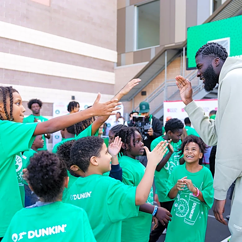 Boston Celtics, Dunkin’ unveil newly renovated Dorchester basketball court