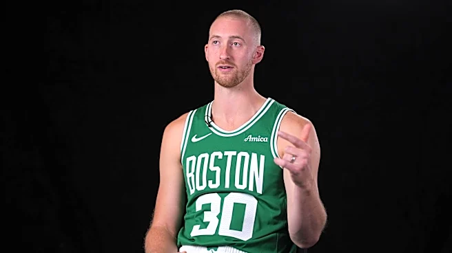 Speaking from experience, Sam Hauser says young wings will earn roles with Boston Celtics