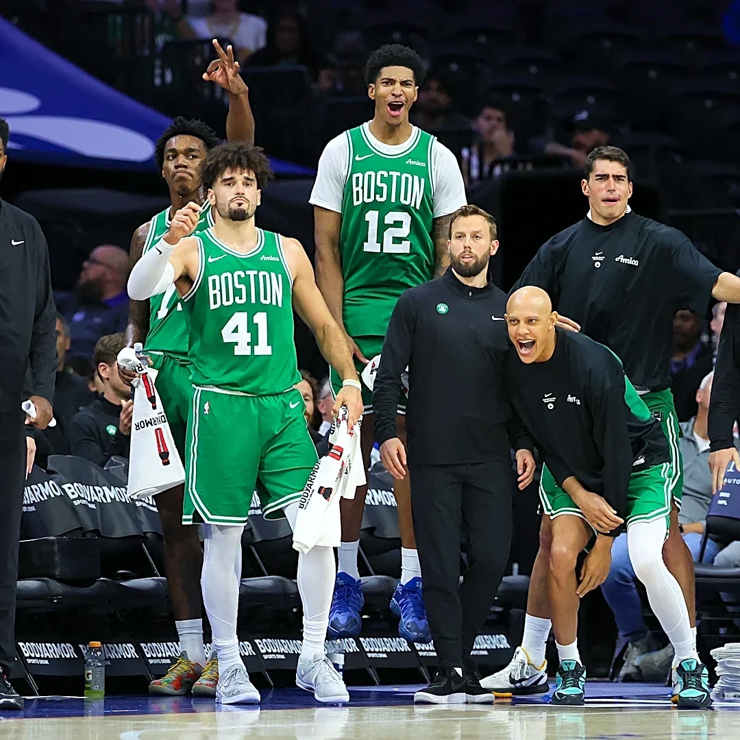Sam Hauser on how Boston Celtics bench, vets coming together ahead of 2026-27 NBA season