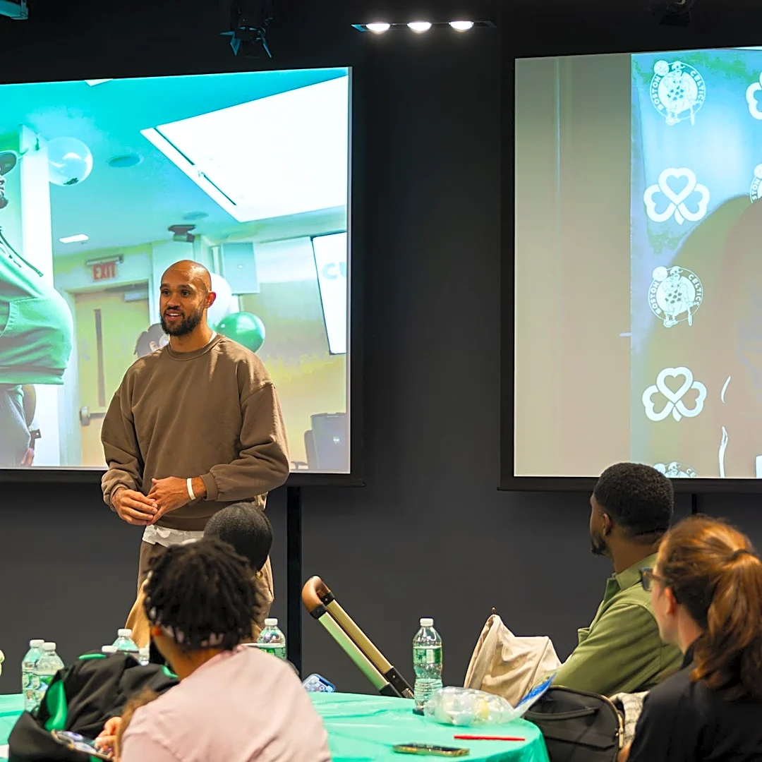 Derrick White, Boston Celtics host Curbside care event