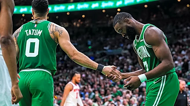 Jayson Tatum reacts to former Boston Celtics teammate Jaylen Brown 'no cap' comment