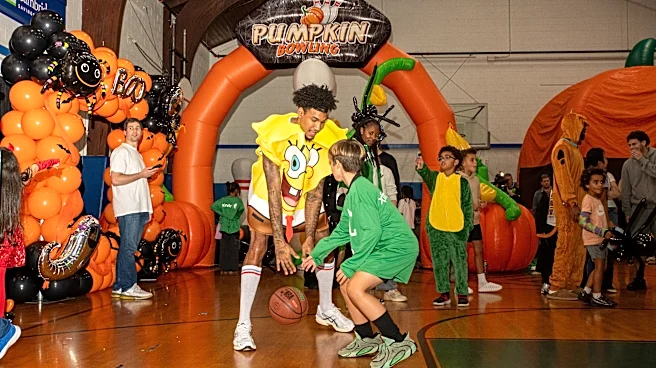 Boston Celtics host Halloween party for Watertown Boys and Girls Club