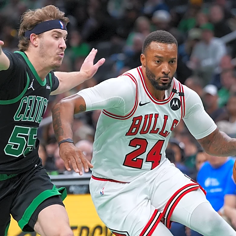 Payton Pritchard, Boston Celtics bully Chicago Bulls in 125-111 NBA Cup win (PHOTOS)