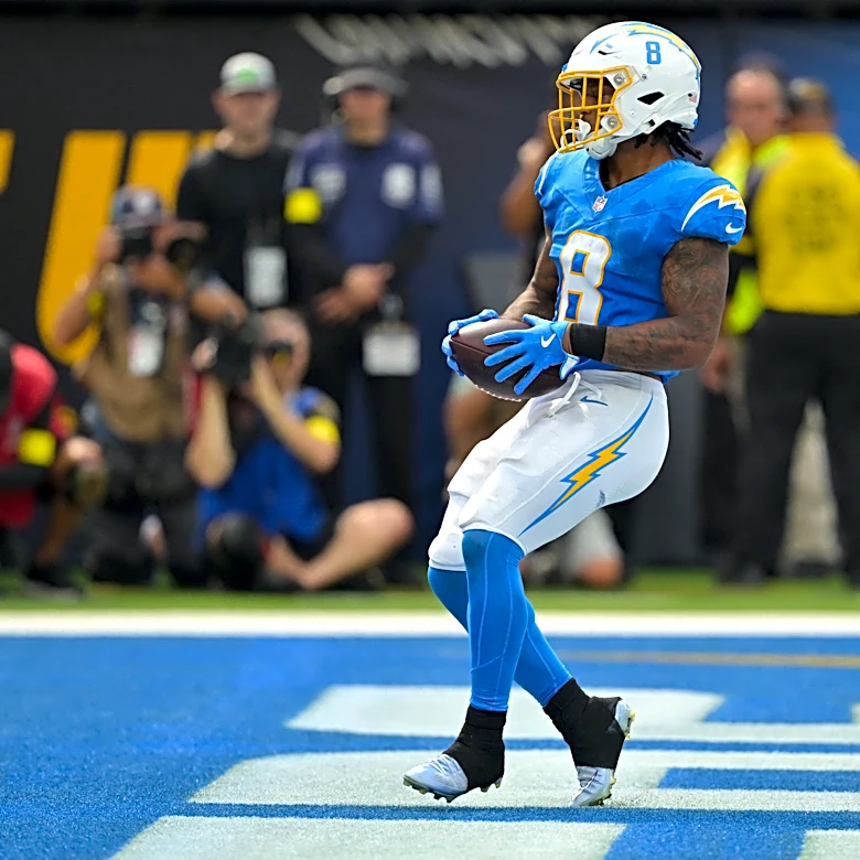 Chargers' Joe Hortiz compares Omarion Hampton to All-Pro running back