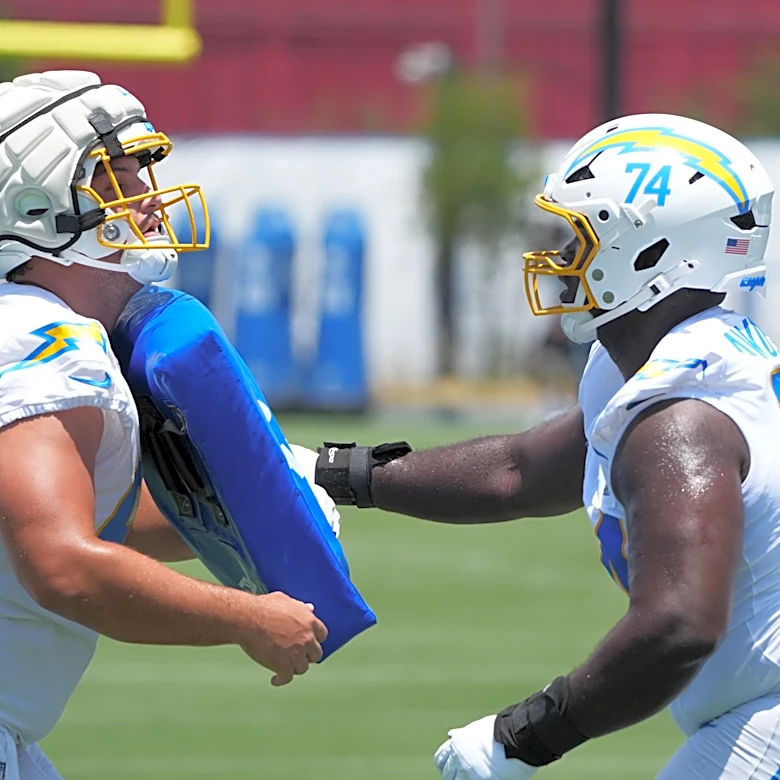 Chargers’ Jim Harbaugh officially names starting left guard