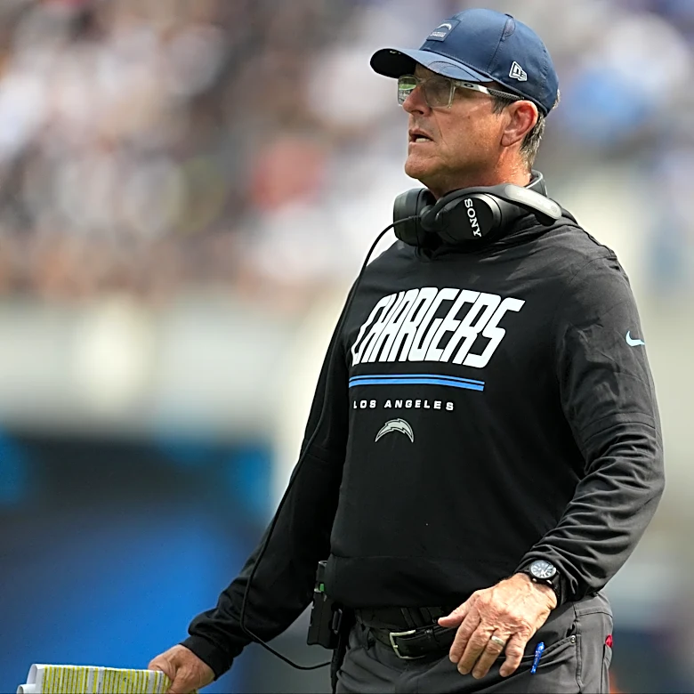 Chargers' Jim Harbaugh gets surprising hot-seat warning from Super Bowl QB