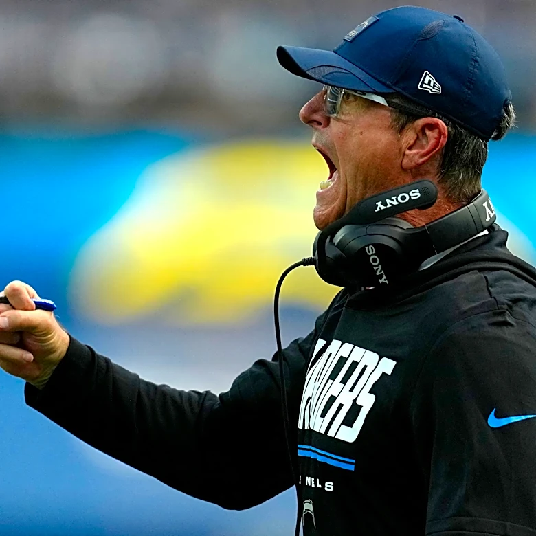 How Chargers' Jim Harbaugh is approaching the daunting schedule ahead